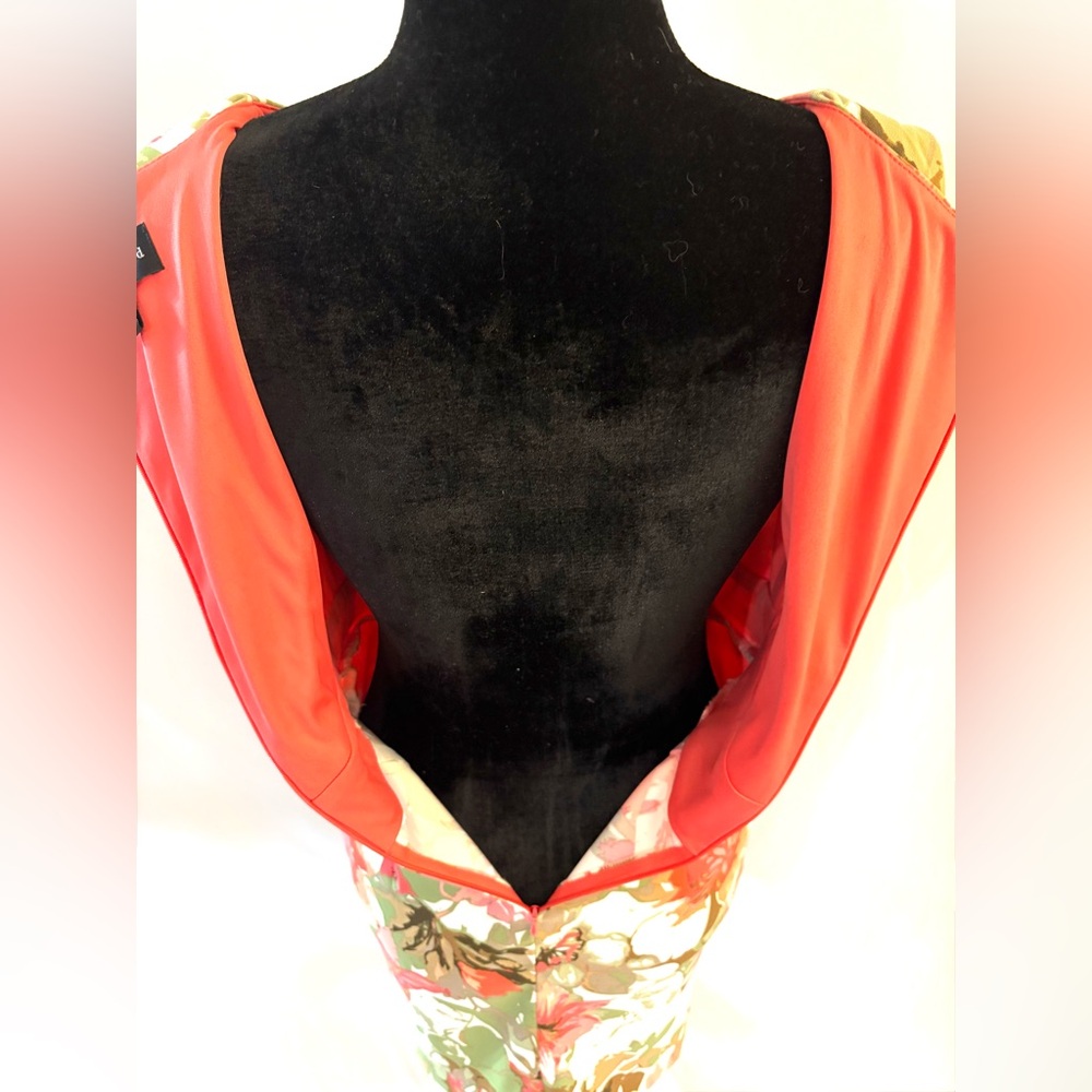 Connected Apparel tropical floral print sheath dress. - Picture 8 of 8